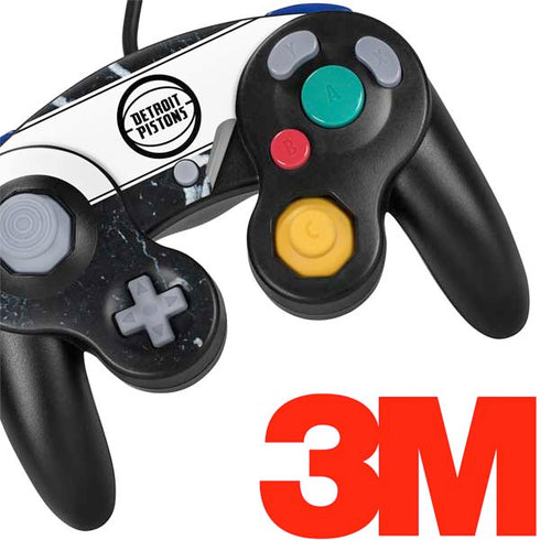 NBA Detroit Pistons Marble Nintendo GameCube Controller Skin
