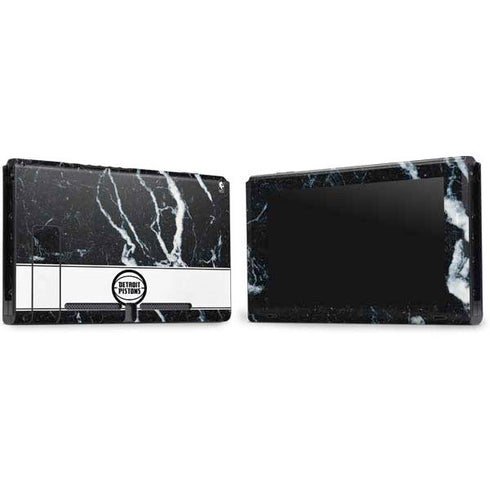 NBA Detroit Pistons Marble Nintendo Switch Bundle Skin