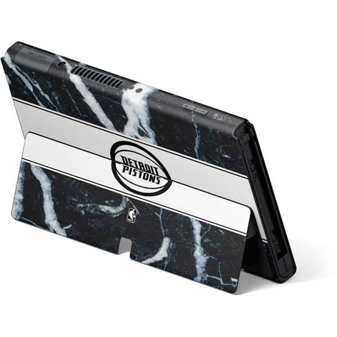 NBA Detroit Pistons Marble Nintendo Switch OLED (2021) Skin