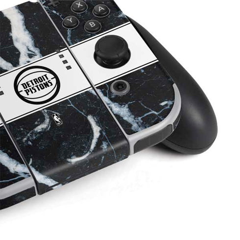 NBA Detroit Pistons Marble Nintendo Switch OLED (2021) Skin
