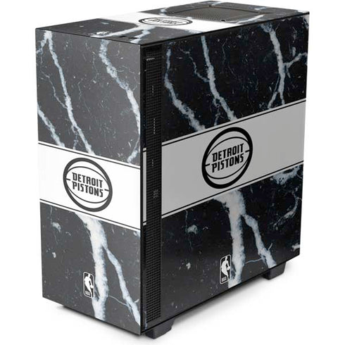 NBA Detroit Pistons Marble NZXT H510 Compact ATX Mid-Tower Case Skin