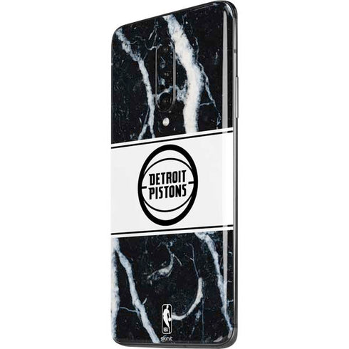 NBA Detroit Pistons Marble OnePlus 7 Pro Skin