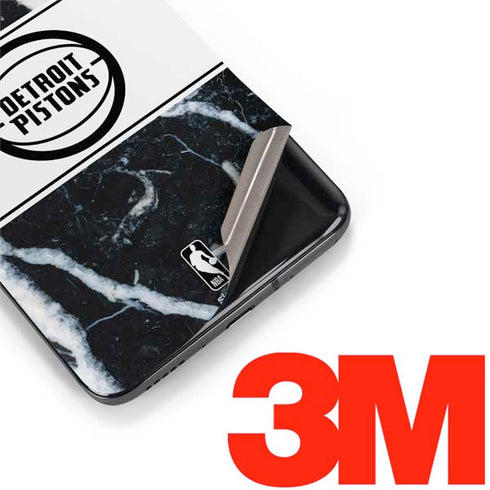 NBA Detroit Pistons Marble OnePlus 7 Pro Skin