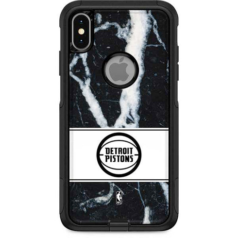 NBA Detroit Pistons Marble Otterbox Commuter iPhone Skin