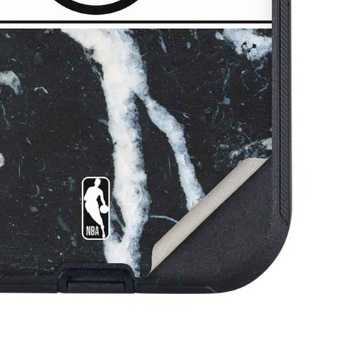 NBA Detroit Pistons Marble Otterbox Defender iPhone Skin