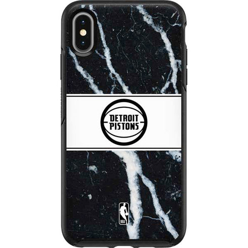 NBA Detroit Pistons Marble Otterbox Symmetry iPhone Skin