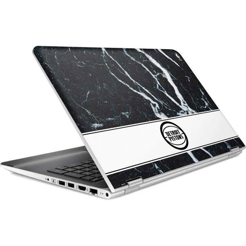 NBA Detroit Pistons Marble HP Pavilion Skin