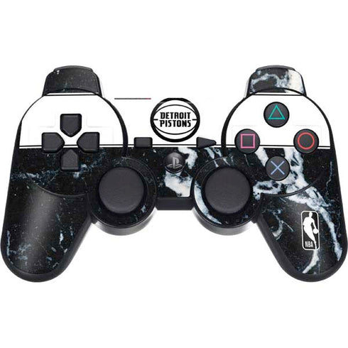 NBA Detroit Pistons Marble PS3 Dual Shock wireless controller Skin