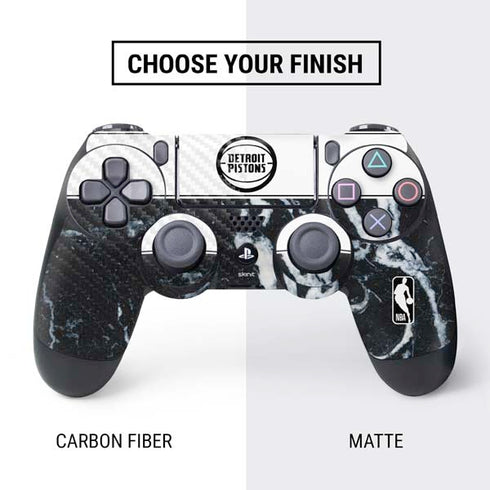 NBA Detroit Pistons Marble PS4 Controller Skin