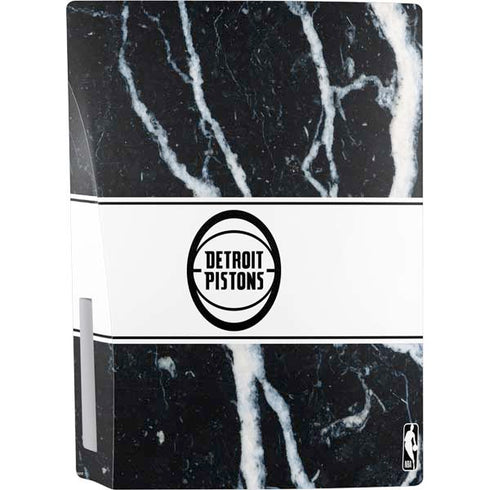 NBA Detroit Pistons Marble PS5 Console Skin