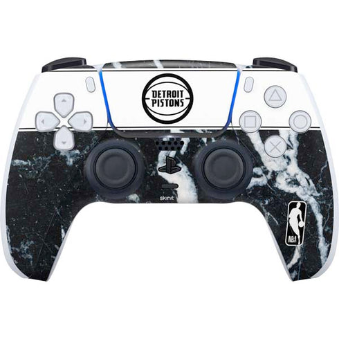 NBA Detroit Pistons Marble PS5 Controller Skin