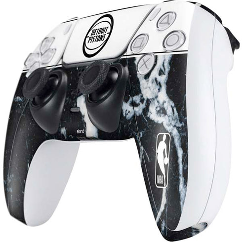 NBA Detroit Pistons Marble PS5 Controller Skin