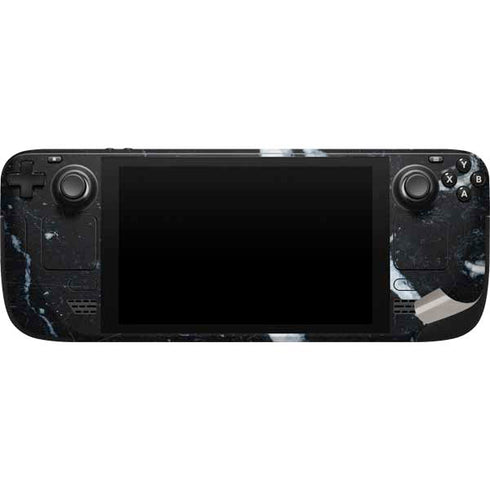 NBA Detroit Pistons Marble Steam Deck Handheld Gaming Computer Skin