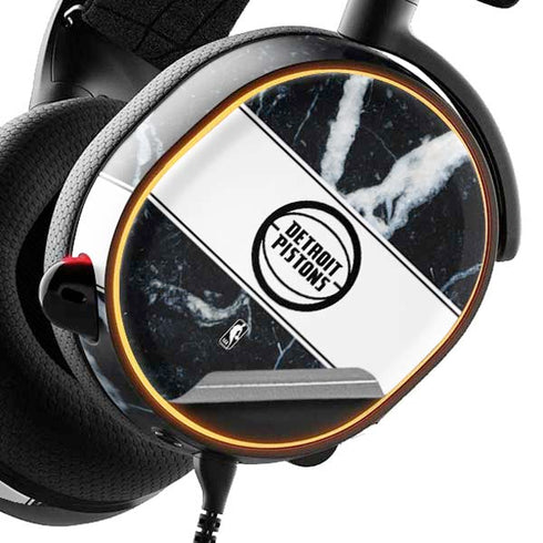 NBA Detroit Pistons Marble SteelSeries Arctis 5 Skin