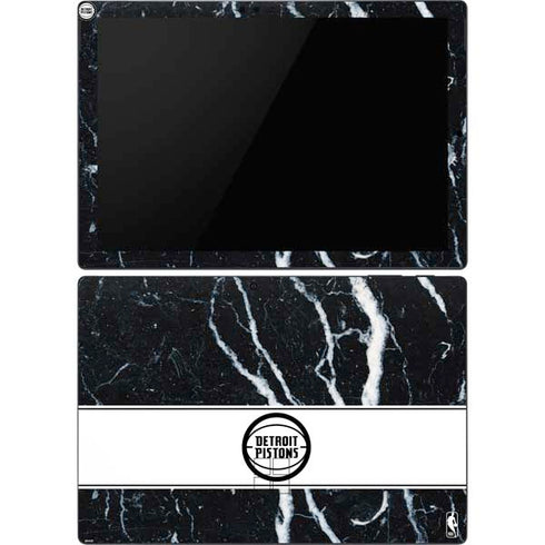 NBA Detroit Pistons Marble Surface Pro 6 Skin