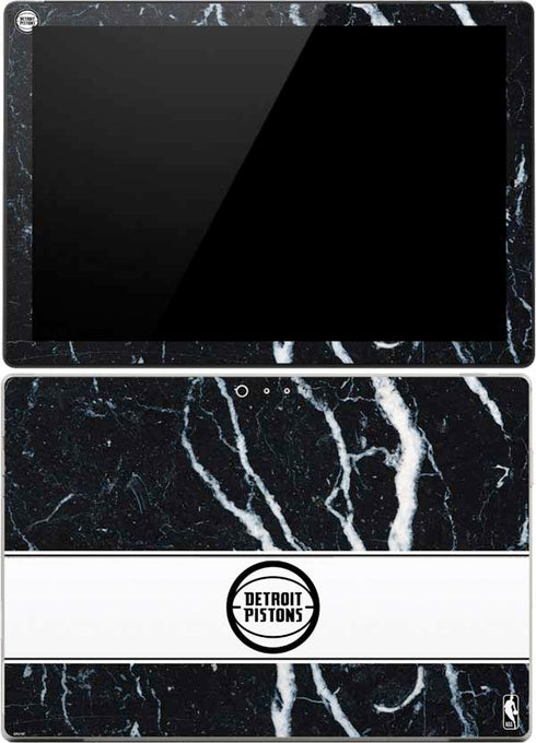NBA Detroit Pistons Marble Surface Pro (2017) Skin