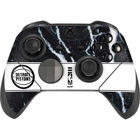 NBA Detroit Pistons Marble Xbox Elite Wireless Controller Series 2 Skin