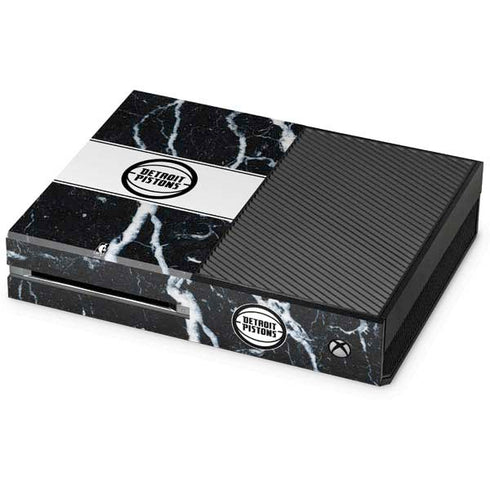 NBA Detroit Pistons Marble Xbox One Console Skin