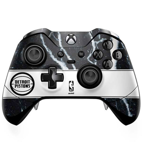 NBA Detroit Pistons Marble Xbox One Elite Controller Skin