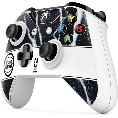 NBA Detroit Pistons Marble Xbox One S All-Digital Edition Bundle Skin