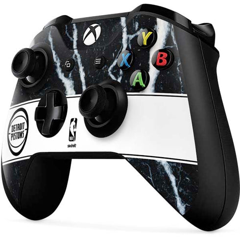 NBA Detroit Pistons Marble Xbox One X Controller Skin
