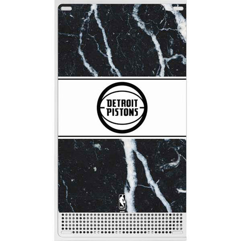 NBA Detroit Pistons Marble Xbox Series S Console Skin