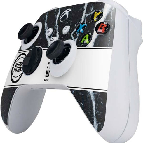 NBA Detroit Pistons Marble Xbox Series S Controller Skin
