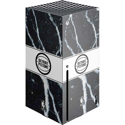 NBA Detroit Pistons Marble Xbox Series X Console Skin