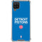 NBA Detroit Pistons Standard - Blue Galaxy A12 Clear Case