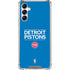 NBA Detroit Pistons Standard - Blue Galaxy A14 5G Clear Case