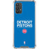 NBA Detroit Pistons Standard - Blue Galaxy A32 5G Clear Case
