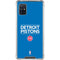 NBA Detroit Pistons Standard - Blue Galaxy A51 5G Clear Case