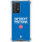NBA Detroit Pistons Standard - Blue Galaxy A52 5G Clear Case