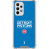 NBA Detroit Pistons Standard - Blue Galaxy A53 5G Clear Case