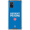 NBA Detroit Pistons Standard - Blue Galaxy A71 5G Clear Case