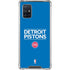 NBA Detroit Pistons Standard - Blue Galaxy A71 5G Clear Case