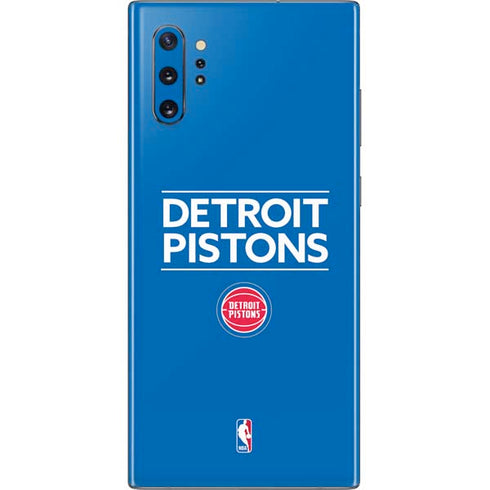 NBA Detroit Pistons Standard - Blue Galaxy Note 10 Plus Skin