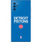 NBA Detroit Pistons Standard - Blue Galaxy Note 10 Plus Skin