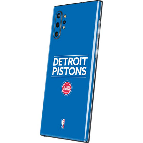 NBA Detroit Pistons Standard - Blue Galaxy Note 10 Plus Skin