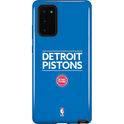 NBA Detroit Pistons Standard - Blue Galaxy Note20 5G Pro Case