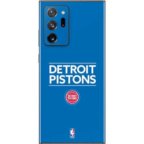 NBA Detroit Pistons Standard - Blue Galaxy Note20 Ultra 5G Skin