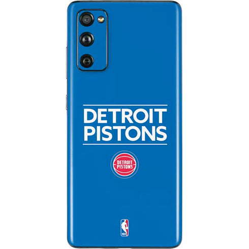 NBA Detroit Pistons Standard - Blue Galaxy S20 Fan Edition Skin