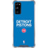 NBA Detroit Pistons Standard - Blue Galaxy S20 FE Clear Case