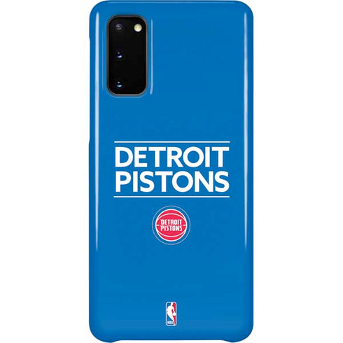 NBA Detroit Pistons Standard - Blue Galaxy S20 Lite Case