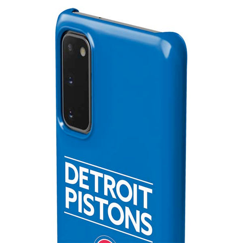 NBA Detroit Pistons Standard - Blue Galaxy S20 Lite Case