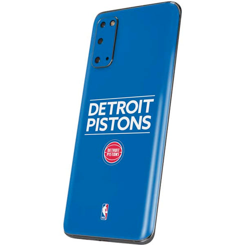 NBA Detroit Pistons Standard - Blue Galaxy S20 Skin