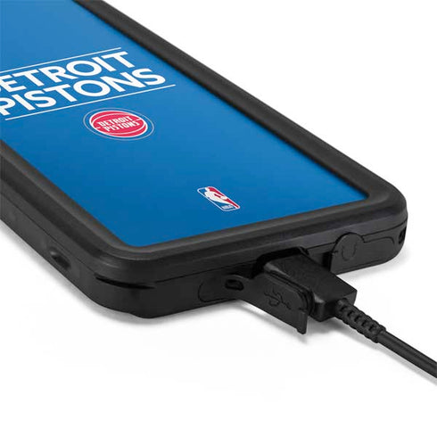 NBA Detroit Pistons Standard - Blue Galaxy S20 Waterproof Case