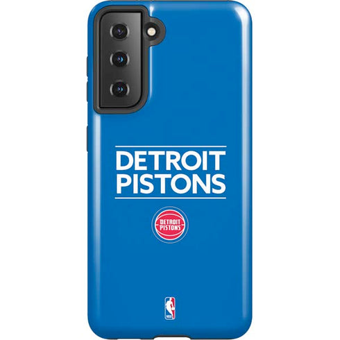 NBA Detroit Pistons Standard - Blue Galaxy S21 5G Pro Case