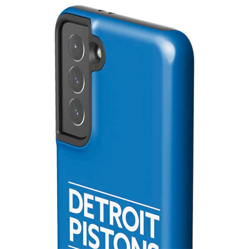 NBA Detroit Pistons Standard - Blue Galaxy S21 5G Pro Case