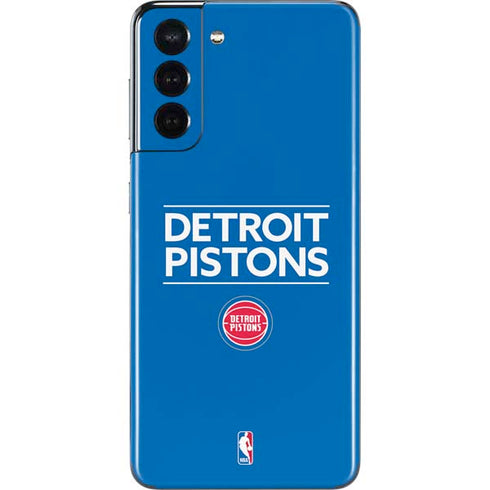 NBA Detroit Pistons Standard - Blue Galaxy S21 5G Skin